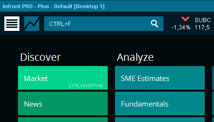 Mouse hover to display short cut Nordlys