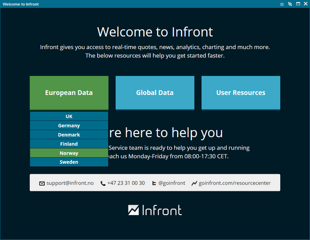 Welcome to Infront page Norway selected Nordlys