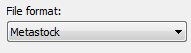 ExportDataMetastock
