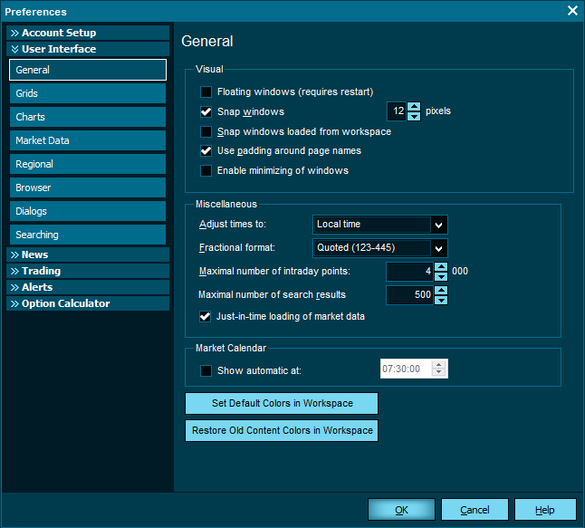 User interface General dialogue Nordlys