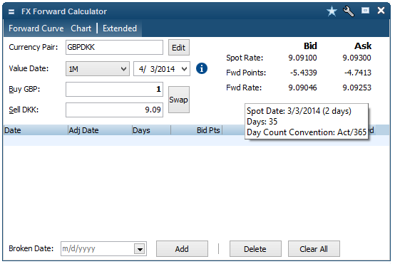 FXForwardCalculator